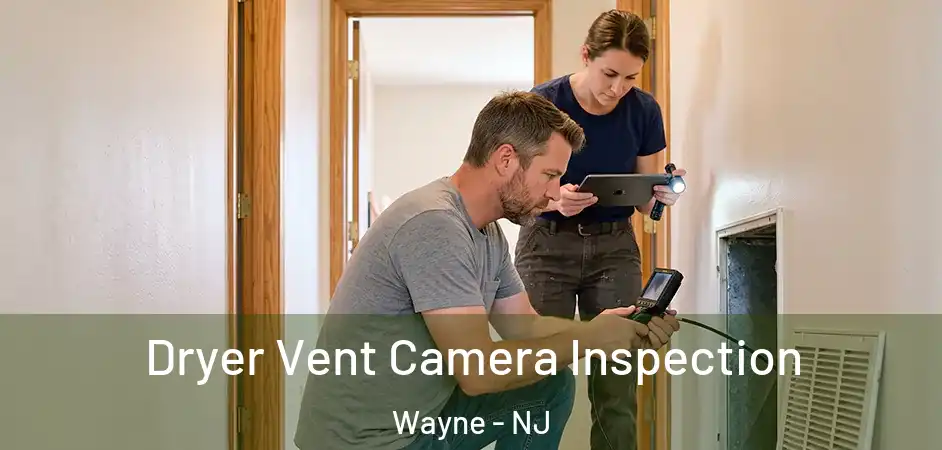 Dryer Vent Camera Inspection Wayne - NJ