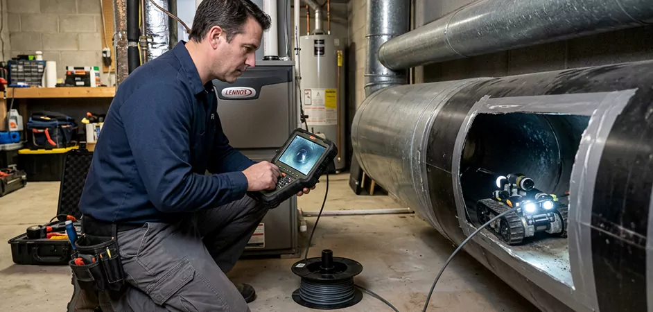 Robotic Duct Inspection in Wayne, NJ