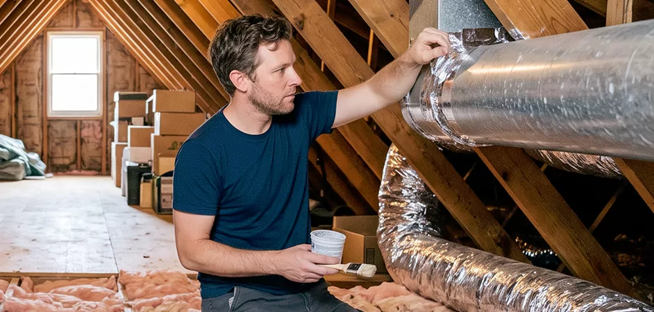 Duct Board Leak Repair in Wayne