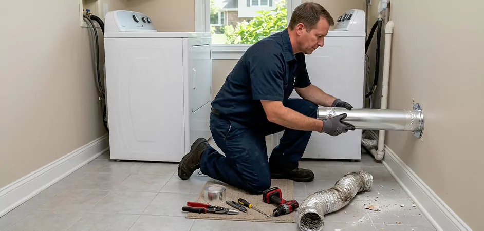 Dryer Vent Replacement in Wayne