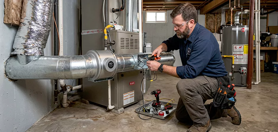 Booster Fan Installation in Wayne