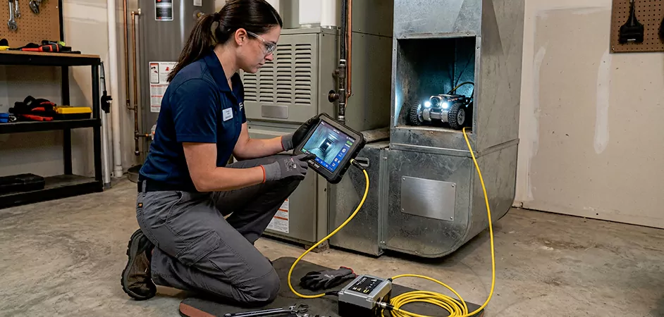 Robotic Duct Inspection in Wayne