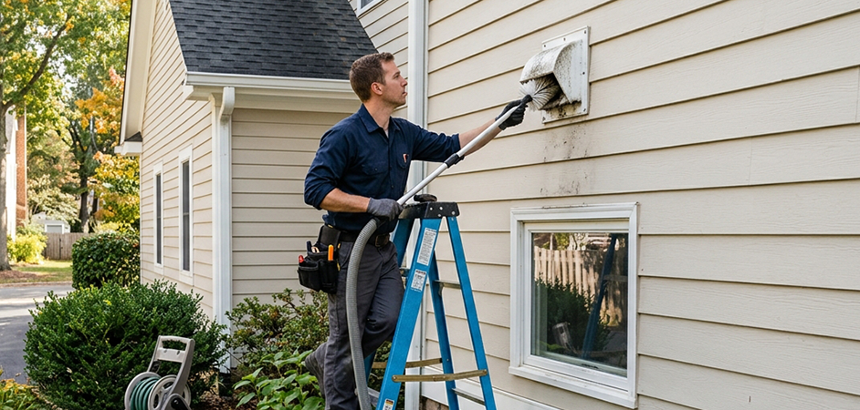 Exterior Vent Cap Cleaning in Wayne